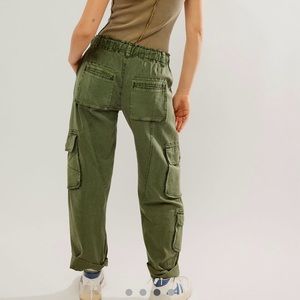 Free People Tahini Cargo Pants